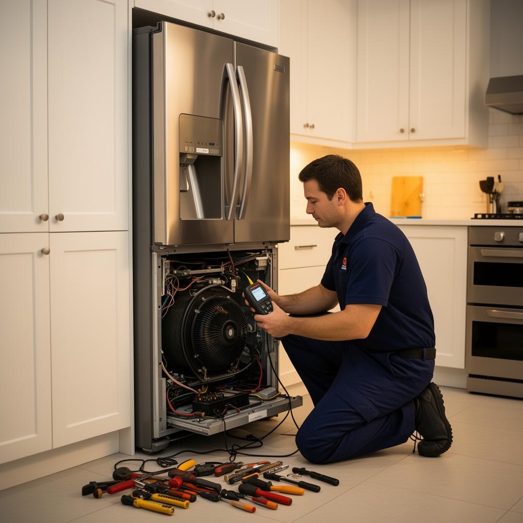 Installing a new split AC in a modern Riyadh villa